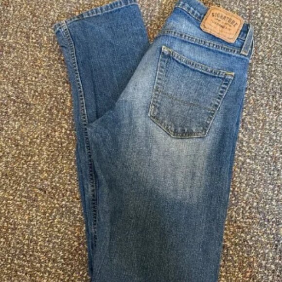 Signature by Levi Strauss Straight Fit Jeans Medium Wash Men’s 29x32 - Picture 1 of 5